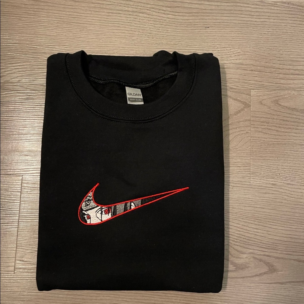 Itachi check black sweatshirt anime Naruto